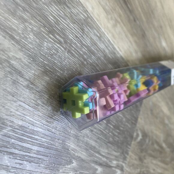 1 tube (72/tube) Pastel Hashtag Building Blocks Teaching Supply ChristmasStuffer - Picture 5 of 5